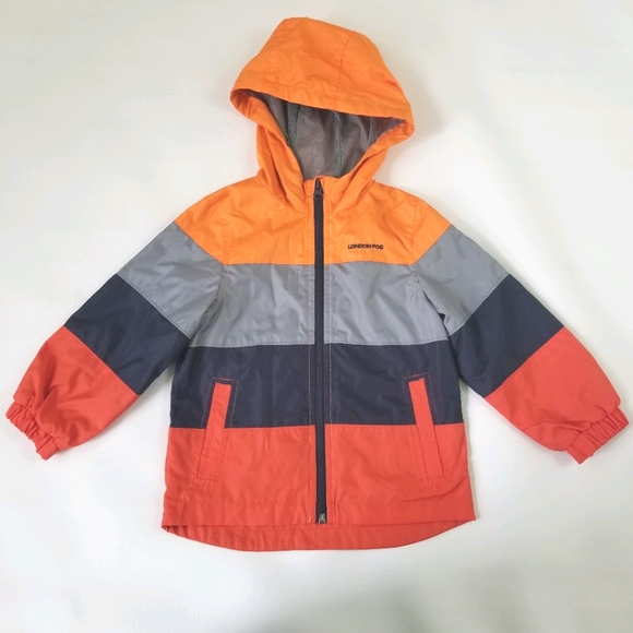 London Fog Other - London Fog boy orange blue gray windbreaker jacket